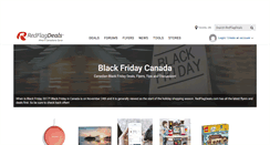 Desktop Screenshot of blackfriday.redflagdeals.com